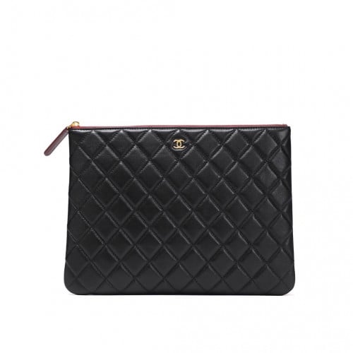 ‎شانيل (لامب سكن ) ذهبي Chanel size 27.5cm