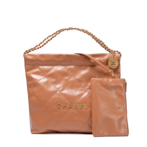 ‎شانيل ( Chanel size 34cm   (caramel