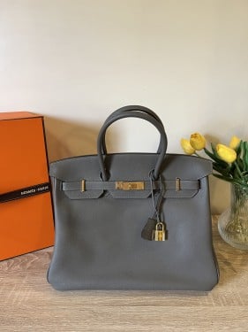هيرميس (بيركن 35 هاردوير ذهبي  ) Hermès (Birkin 35)