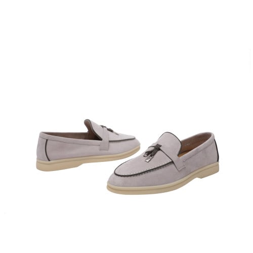 loro piana (13)  فلات لورو بيانا ( PEARL GRAY/KHAKI TIRM)