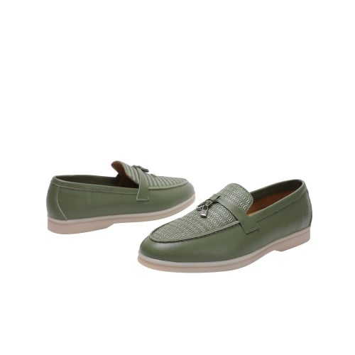 Loro piana فلات لوروبيانا (ARMY GREEN)