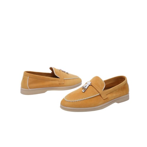 (31) loro piana فلات لورو بيانا (GOLDEN LEAF YELLOW/WHITE)