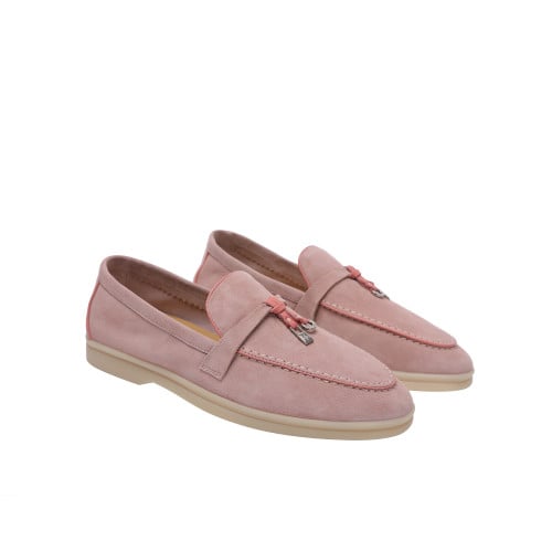 Loro piana (65) فلات لوروبيانا (LIGHT SAND/PINK)