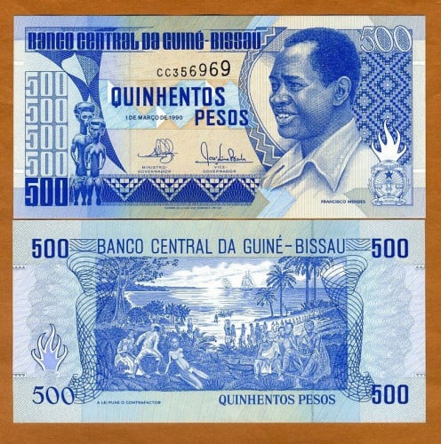 غينيا بيساو فئة 500 فرنك أنسر