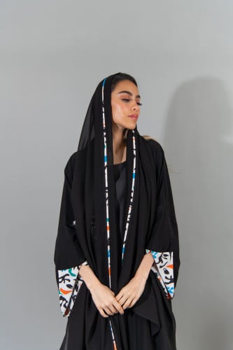 عبايه سوداء صيفيه خفيفه