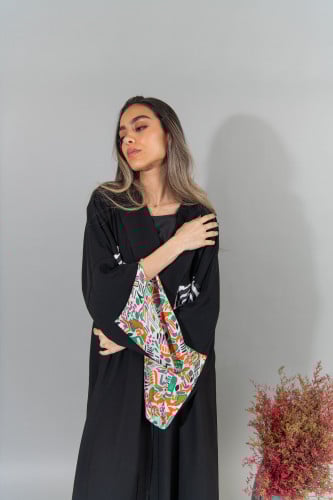 عبايه سوداء صيفيه خفيفه