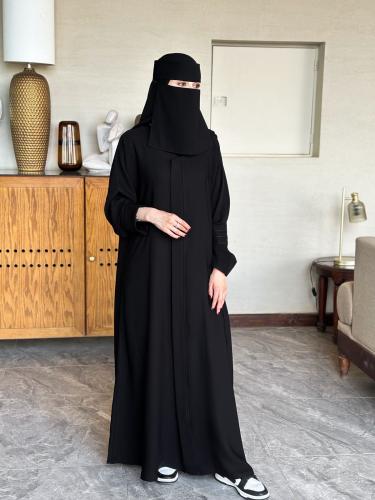 عبايه أشراق + طرحه ونقاب مجانا