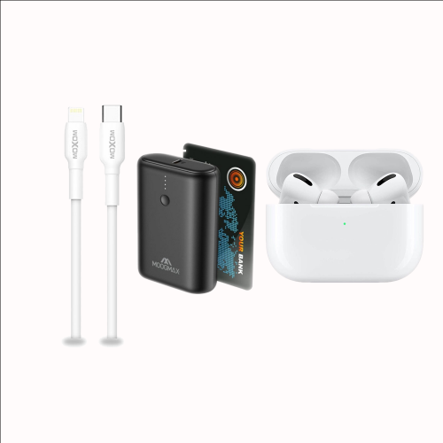 بكج سماعة موج ماكس بطارية وكيبل ايفون الى تاب سي - موج فون