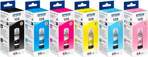 طقم حبر ابسون 108 مكون من 6 الوان