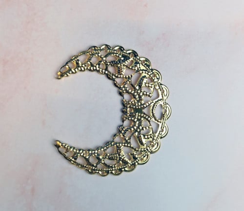 زخارف معدنية ذهبي لتزيين الالبوم عدد 10 قطع