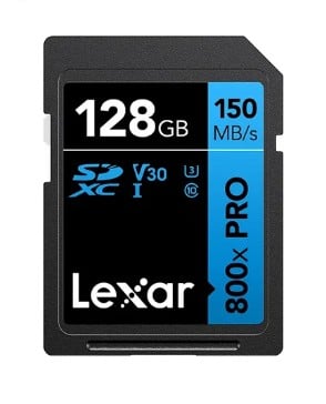 ذاكرة LEXAR SD 128GB