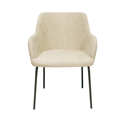 كرسي قماش لون بيج_ Fabric Chair - BEIGE