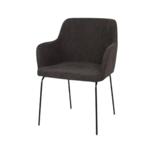 كرسي قماش رمادي غامق_ Fabric Chair- GRAY