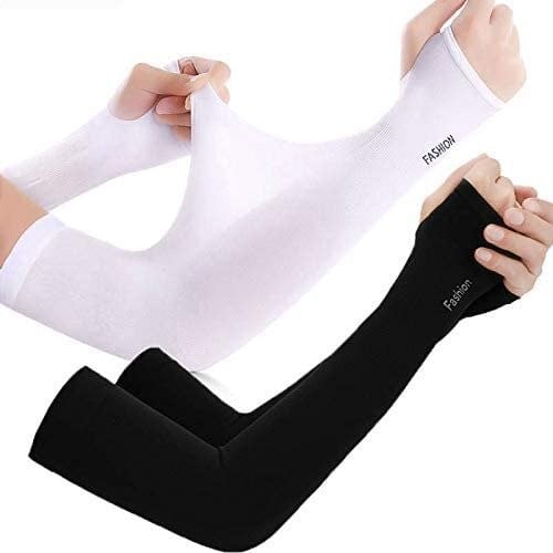 زوجين أكمام لتغطية الذراع وحمايتها من حرارة الشمس في فصل الصيف واثناء القيادة وممارسة الرياضة (2) زوج