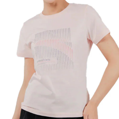 تي شيرت قطني للنساء من أنتا وردي size-XS