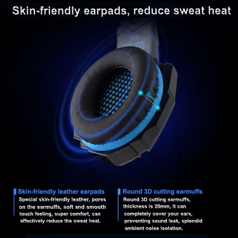 سماعة اذن للالعاب G9000 بخاصية الغاء الضوضاء من كوشن ايتش مع خاصية التحكم في مستوى الصوت