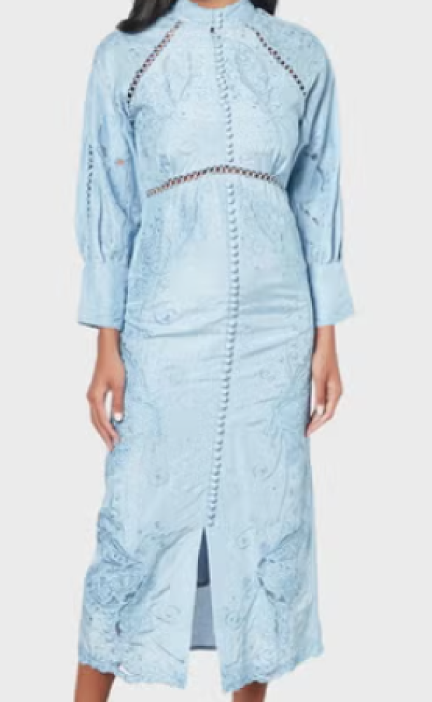 فستان باكمام منفوشة للنساء من ثريدز باي اجوني size-S