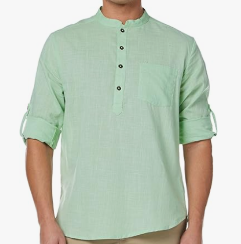 قميص رجالي من Nayak بأزرار مريحة size-XL