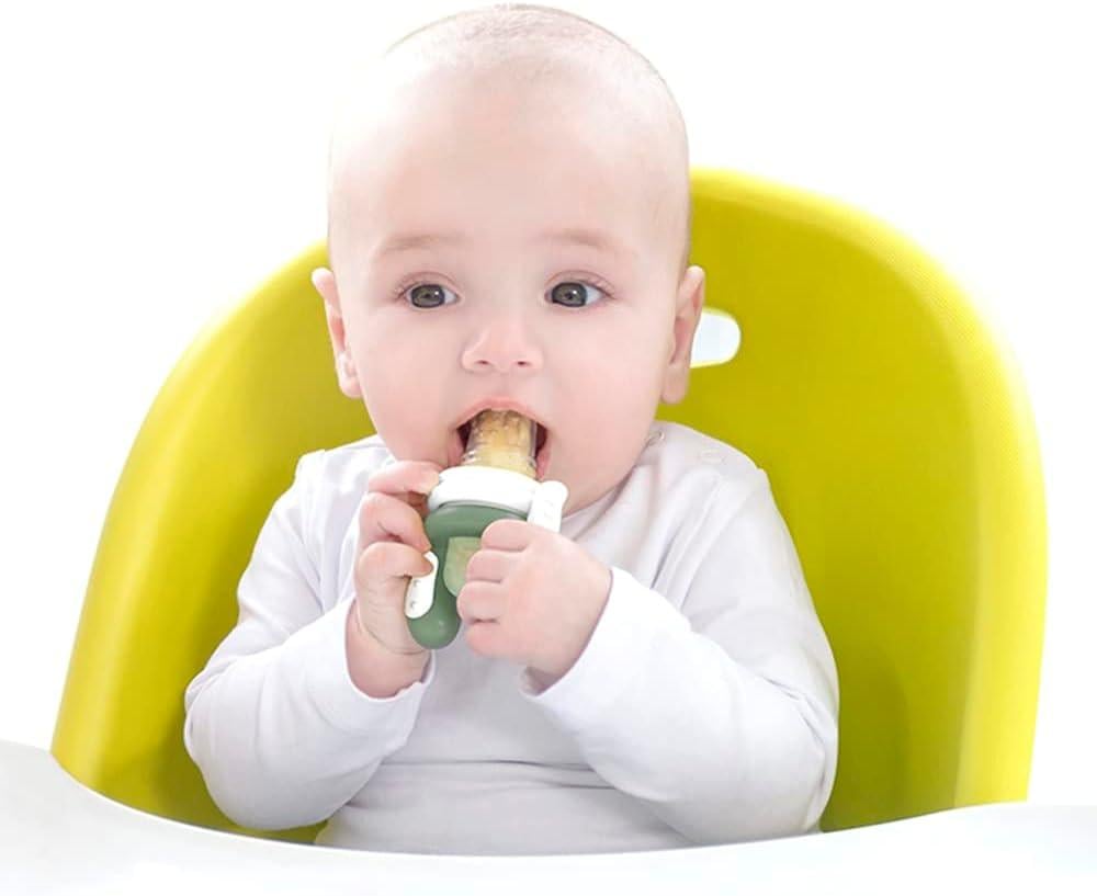 Kidsme Food Feeder Max, for baby boy, from 4 months and above (Size: M) - Azure