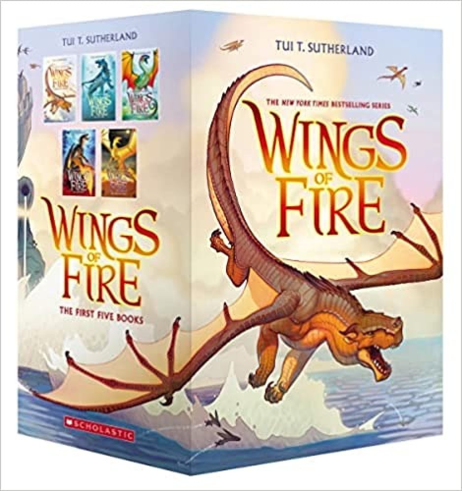 Wings of Fire Boxset, Books 1-5 (Wings of Fire) غلاف ورقي – مجموعة الصندوق,