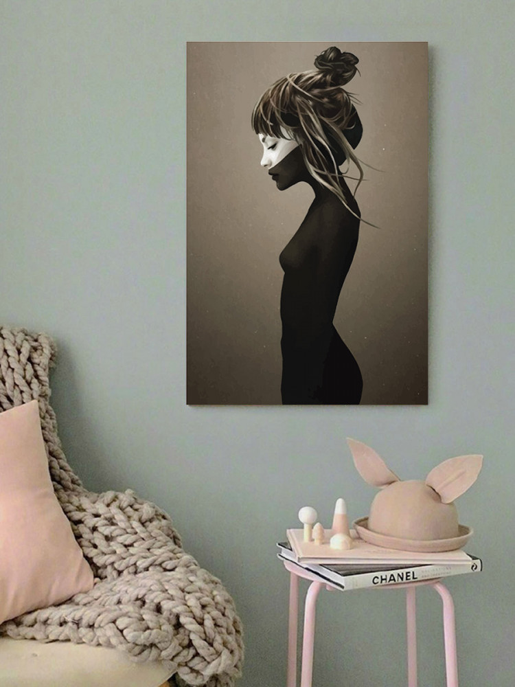 لوحة المرأة خشب ام دي اف مقاس 40x60 سنتيمتر