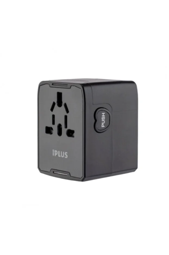 iplus شاحن جدارى متعدد دولى