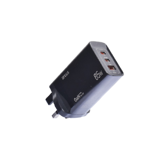 اي بلس - شاحن جدارى بـ 3 منافذ 1USB - 2PD - بقوة 65 واط