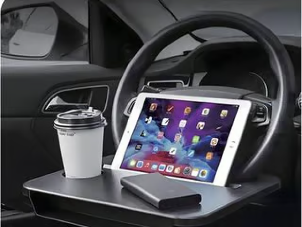يوفو - طاولة طعام للدركسون ومنظم اغراض للسيارة موديل: Y4893
