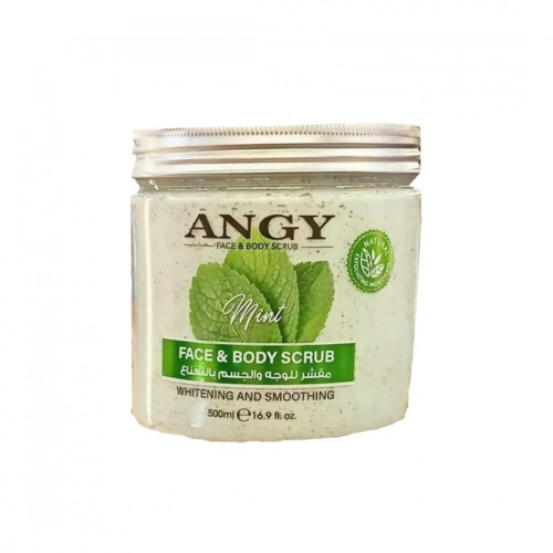 انجي مقشر للوجه والجسم بالنعناع  - 500 مل