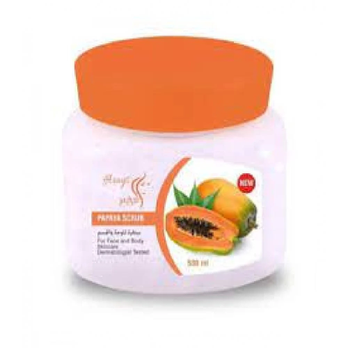 سنفرة للوجه والجسم العرايس 500 مل بالبابايا