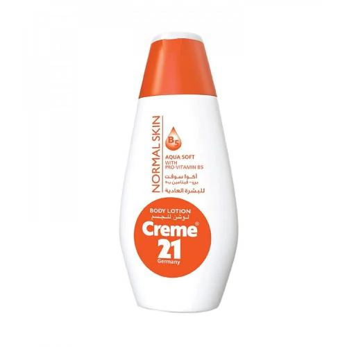 كريم 21 لوشن للجسم اكوا سوفت برو فيتامين B5 للبشرة العادية 400 مل