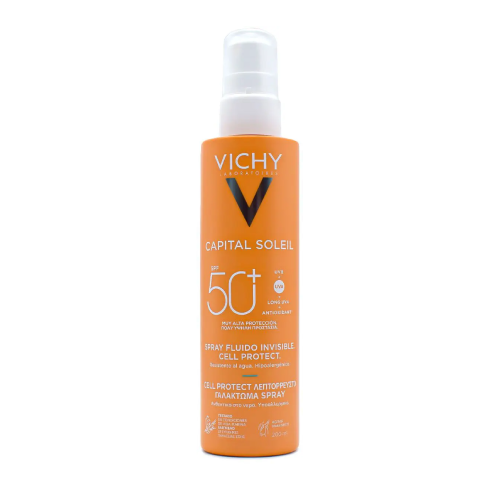 فيشي كابيتال سولاي بخاخ سائل حماية غير مرئية- 200 مل SPF 50