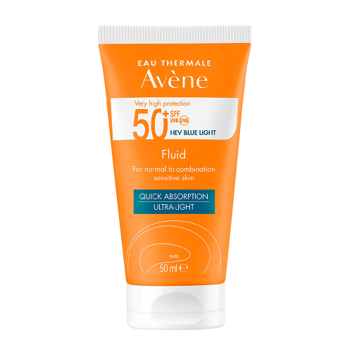 واقي شمس سائل بحماية فائقة بعامل حماية 50+ - 50 مل من أفين