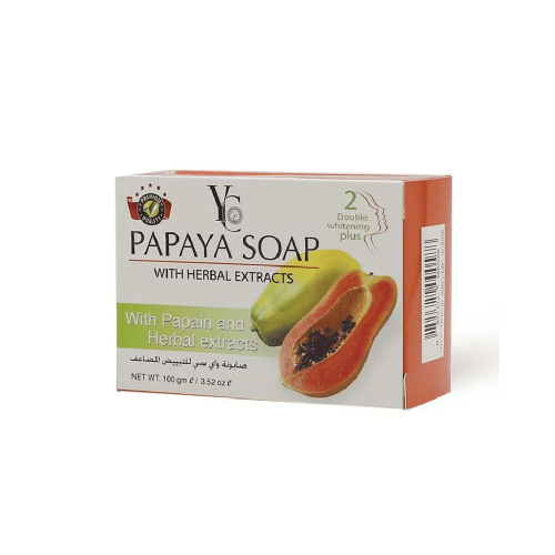 واي سي - صابون بخلاصة البايايا - 100 جرام