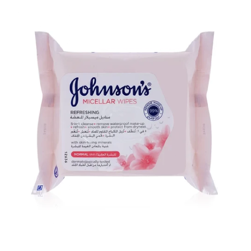 جونسون - مناديل منعشة لازالة المكياج