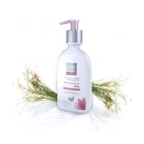 غسول نسائي بيور بيوتى- 200 مل لتفتيح المناطق الحساسة pure beauty feminine was sensitive skin 200 ml