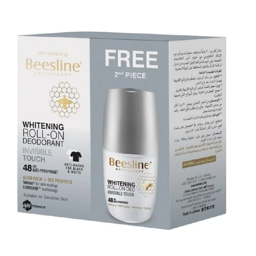 مزيل عرق رول اون ومُفتِّح للبشرة لمسة خفية 1+1 من بيزلين