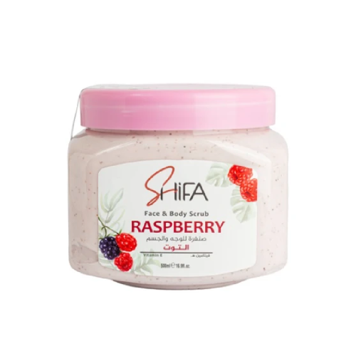 صنفرة بخلاصة التوت وفيتامين اي - 500 مل من شفا