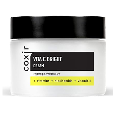 كريم فيتا سي  (50 مل، 1.69 أونصة سائلة). فيتامين سي، أ، هـ، ب3. كريم مرطب ومنير بفيتامين سي من كوكسير