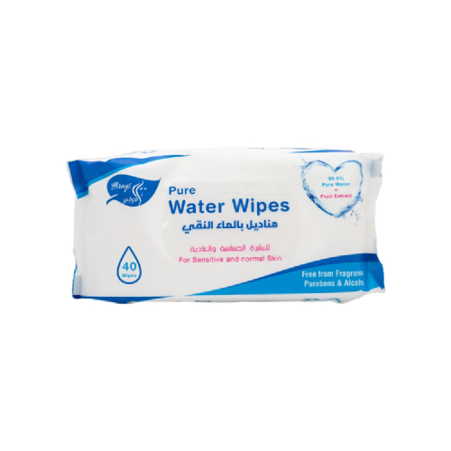 مناديل بالماء النقي للبشرة الحساسة والعادية من العرايس -80منديل