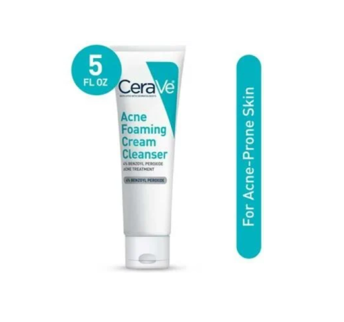 كريم منظف رغوي لحب الشباب من سيرافي أبيض