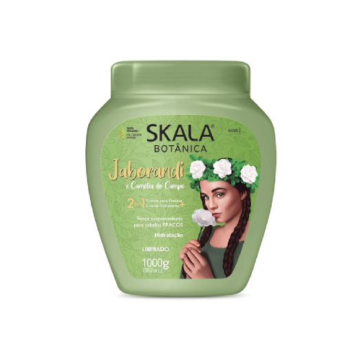 كريم معالج للشعر بالجابوراندي 2 في 1 من سكالا - 1000 جم
