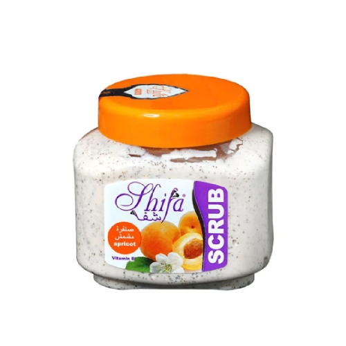 كريم صنفرة الوجه بالمشمش 500 مل  من شفا