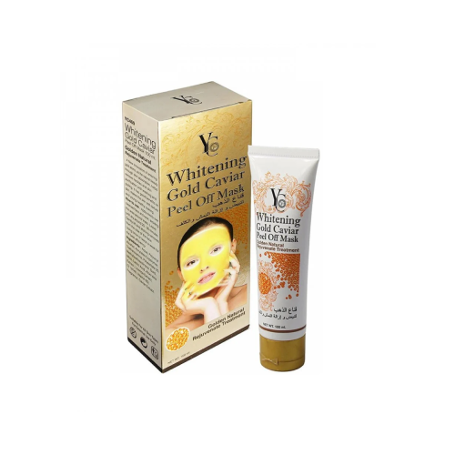 قناع مُبيض قابل للتقشير بالكافيار والذهب من واي سي -100ج