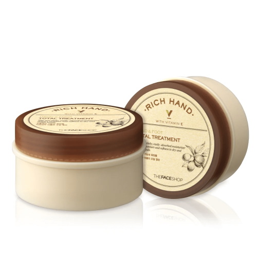 ذا فيس شوب كريم اليدين والقدمين المعالج بزبدة الشيا -120مل