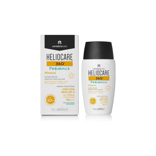 كانتابريا هيلوكير 360 منيرال بيدياتريس واقي شمس فائق الحماية - 50 مل