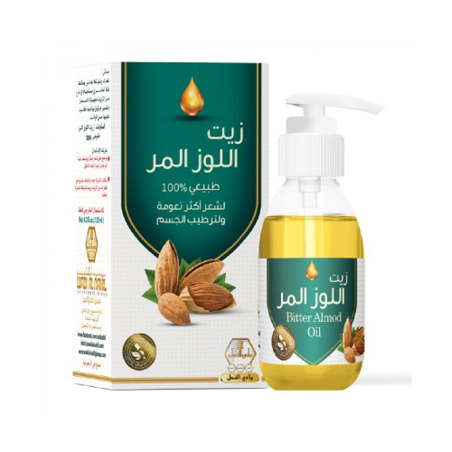 وادي النحل زيت اللوز المر لبشرة لشعر اكثر نعومه ولترطيب الجسم - 125مل