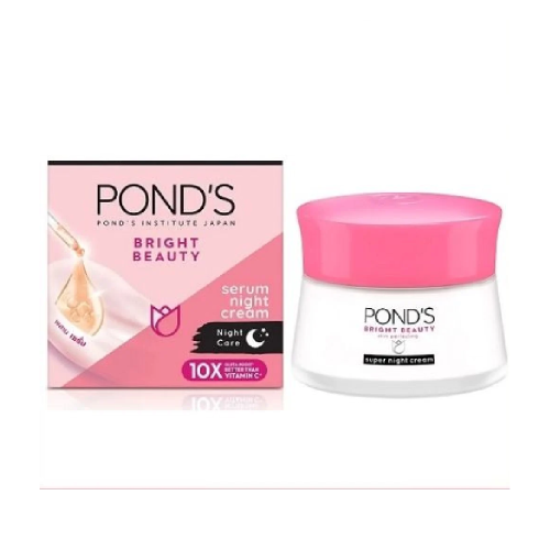 كريم الليل وايت بيوتي سوبر جلوتا بوست للعناية الليلية من بوندس- 50غرام