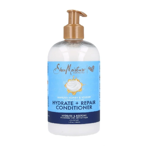 بلسم مرطب ومعالج للشعر التالف بخلاصة عسل المانوكا و الزبادي وزبدة الشيا  - 384مل من شيا مويستشر