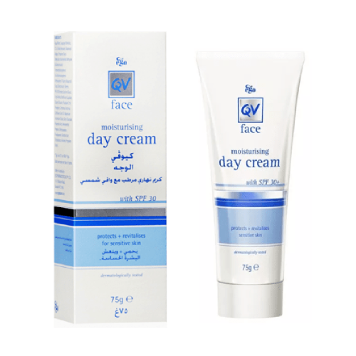 كريم نهاري مرطب مع واقي شمس - 75غ  من كيو في